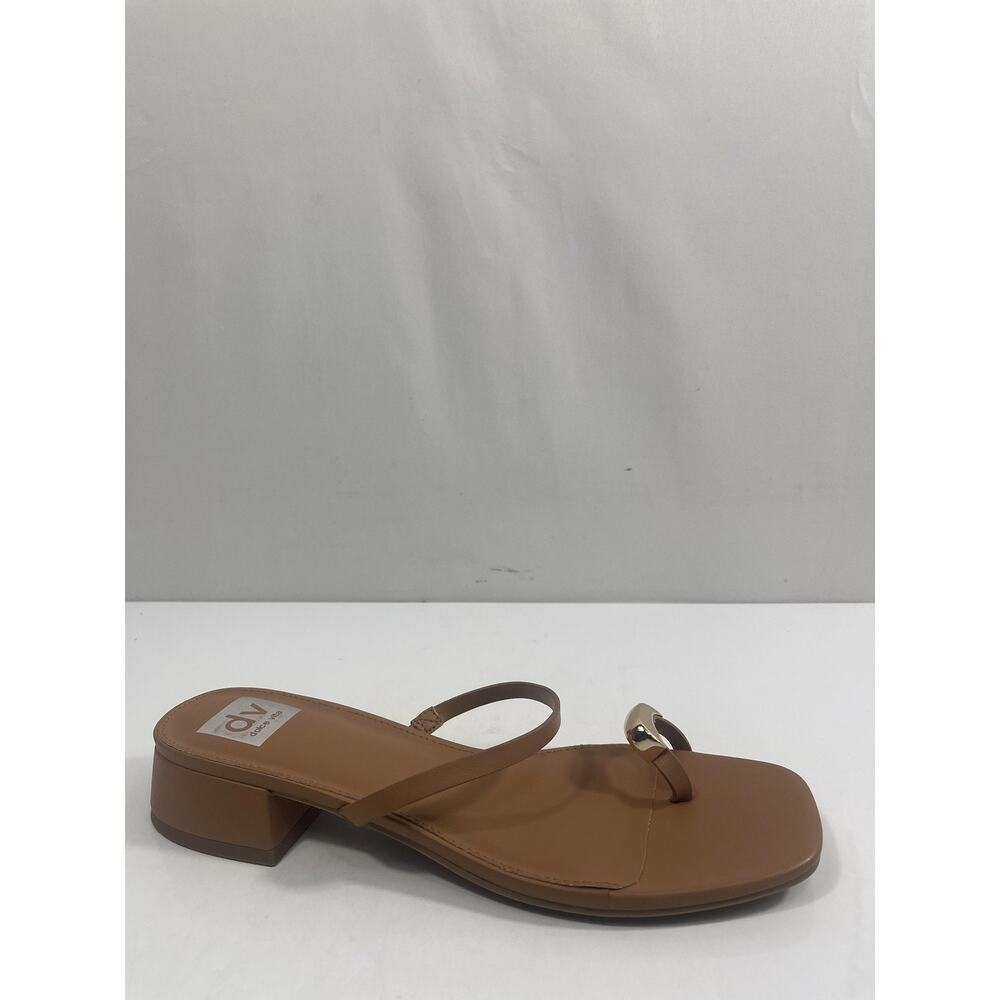 Dv Dolce Vita Shoes Womens Size 10 Brown DV Narra Strappy Block Heel Sandals Box